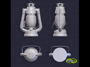 Oil Lamp Modelo 3D