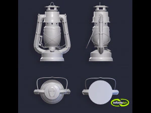 L&aacute;mpara de aceite Modelo 3D