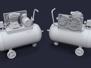 Compressor Modelo 3D