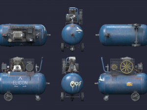Compressor Modelo 3D