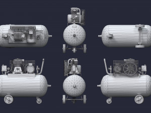 Compressor Modelo 3D