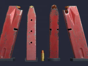 Magazines Accessories 3D Model