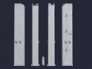 Magazines Accessories 3D Model