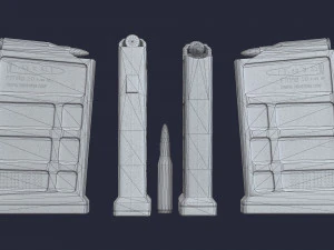 Magazines Accessories 3D Model