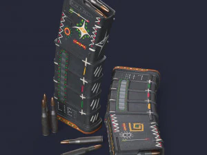 Magazines Accessories 3D Model