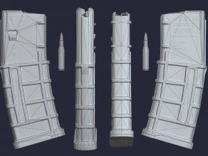 Magazines Accessories 3D Model