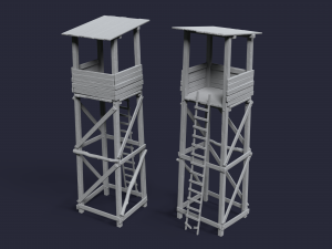 Observation tower Modello 3D