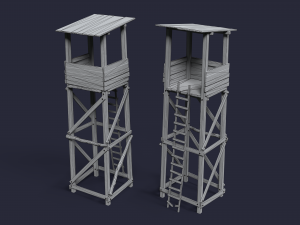 Observation tower Modello 3D
