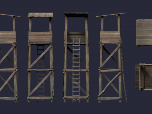 Observation tower Modello 3D