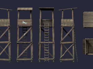 Observation tower Modello 3D