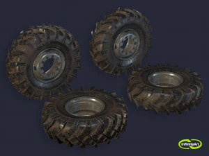 Car Tires 3D Model