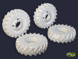Car Tires 3D Model