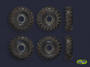 Car Tires 3D Model