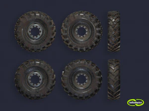 Car Tires 3D Model