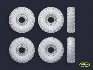 Car Tires 3D Model