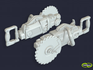 Chainsaw Circular Saw Modèle 3D