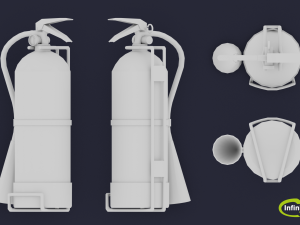 Gas cylinders 3D 模型