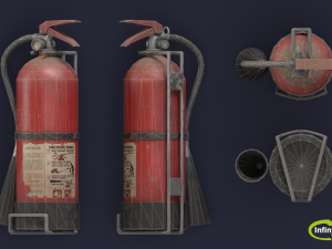 Gas cylinders 3D 模型