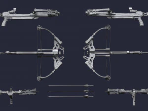 Crossbow 3D Model