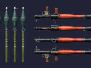 RPG7B 3D Model