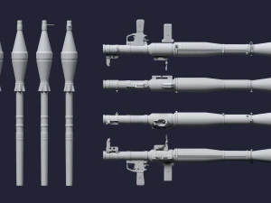 RPG7B 3D Model