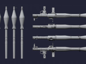 RPG 7B 3D Model