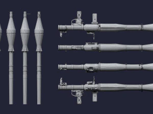 RPG7B 3D Model