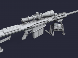 Sniper Rifle Modello 3D