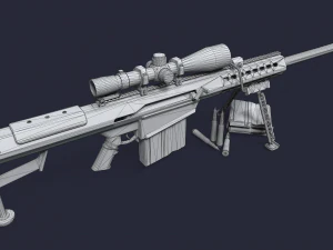 Fucile da cecchino Modello 3D