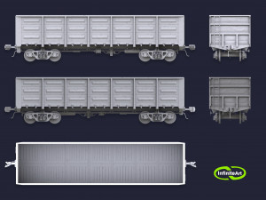 Railway carriage 3Dモデル