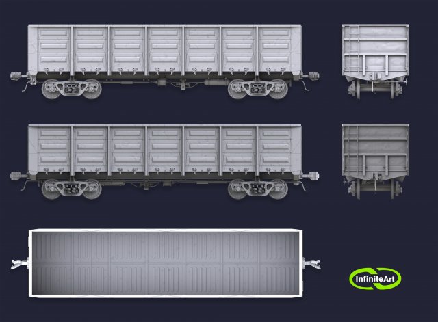 Railway Carriage 3D Модель In Поезд 3DExport