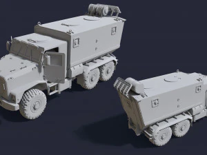 Cargo Truck 3D Model