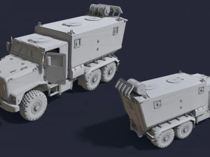 Cargo Truck 3D Model