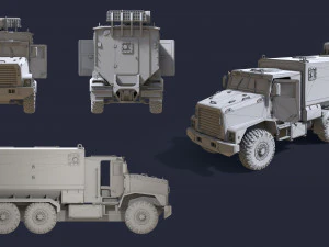 Cargo Truck 3D Model