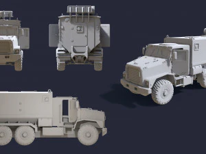 Cargo Truck 3D Model