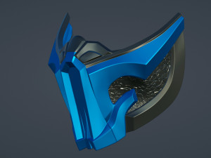 Samurai Mask for 3D print 3D Принт Модель