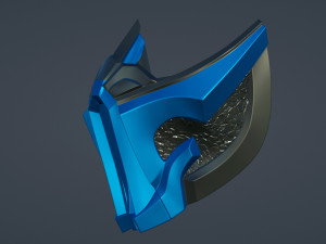 Samurai Mask for 3D print 3D Принт Модель