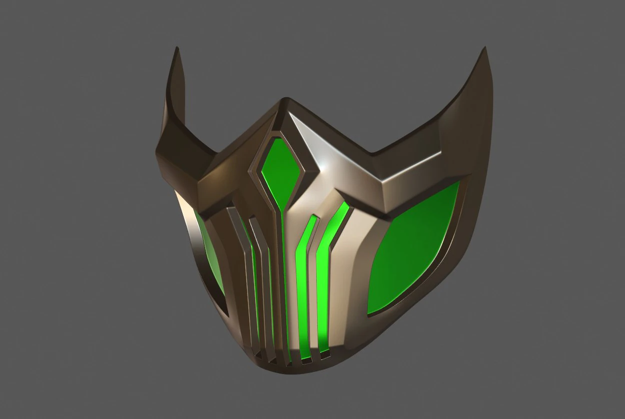 Samurai Mask for 3d print 3D Print Model .c4d .max .obj .3ds .fbx .stl .blend