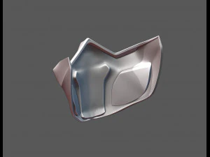 Samurai Mask for 3d print 3D Print Model