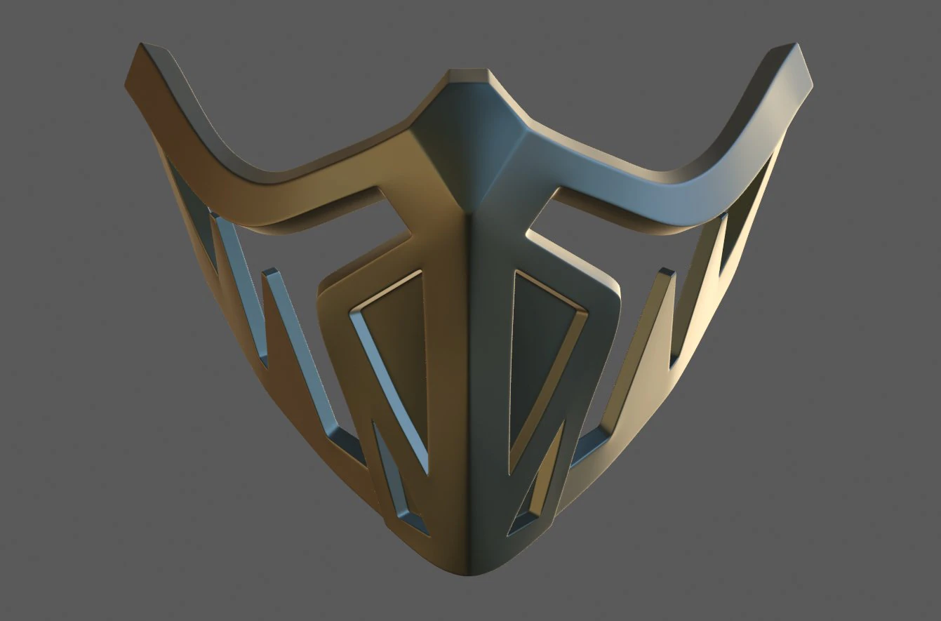 Jade Mask for 3D print 3D Print Model .c4d .max .obj .3ds .fbx .stl .blend