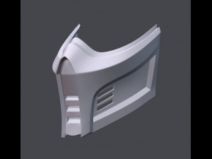 Samurai Mask 2 version 3D 打印模型