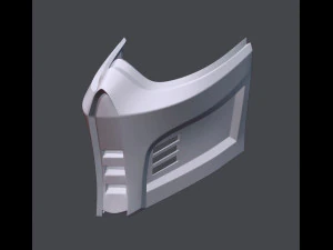 Samurai Mask 2 version 3D Print Model