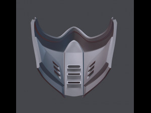 Samurai Mask 2 version 3D 打印模型