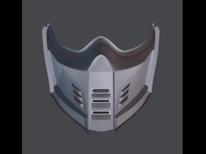 Samurai Mask 2 version 3D Print Model