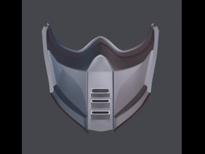 Samurai Mask 2 version 3D 打印模型