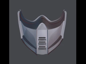 Samurai Mask 2 version 3D Print Model