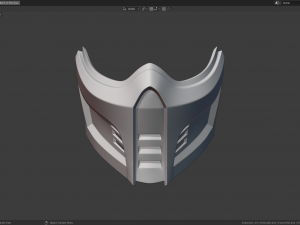 Samurai Mask 2 version 3D 打印模型