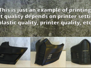 Samurai Mask 2 version 3D Print Model