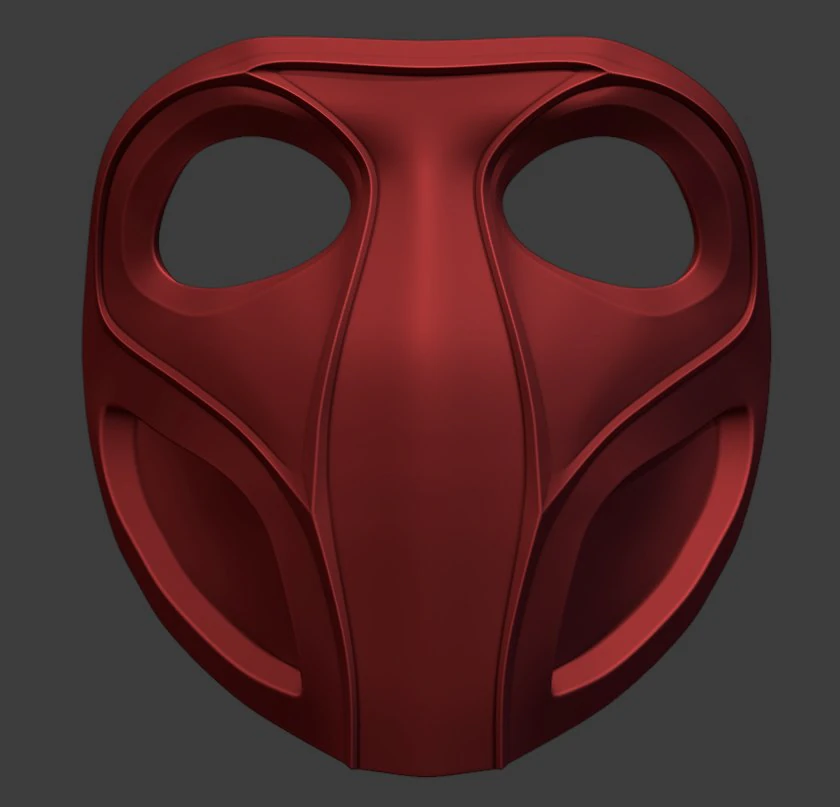 Inspired by Skarlet Mask 3D Print Model .c4d .max .obj .3ds .fbx .stl .blend