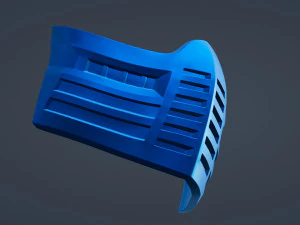 Samurai Mask 3D Print Model